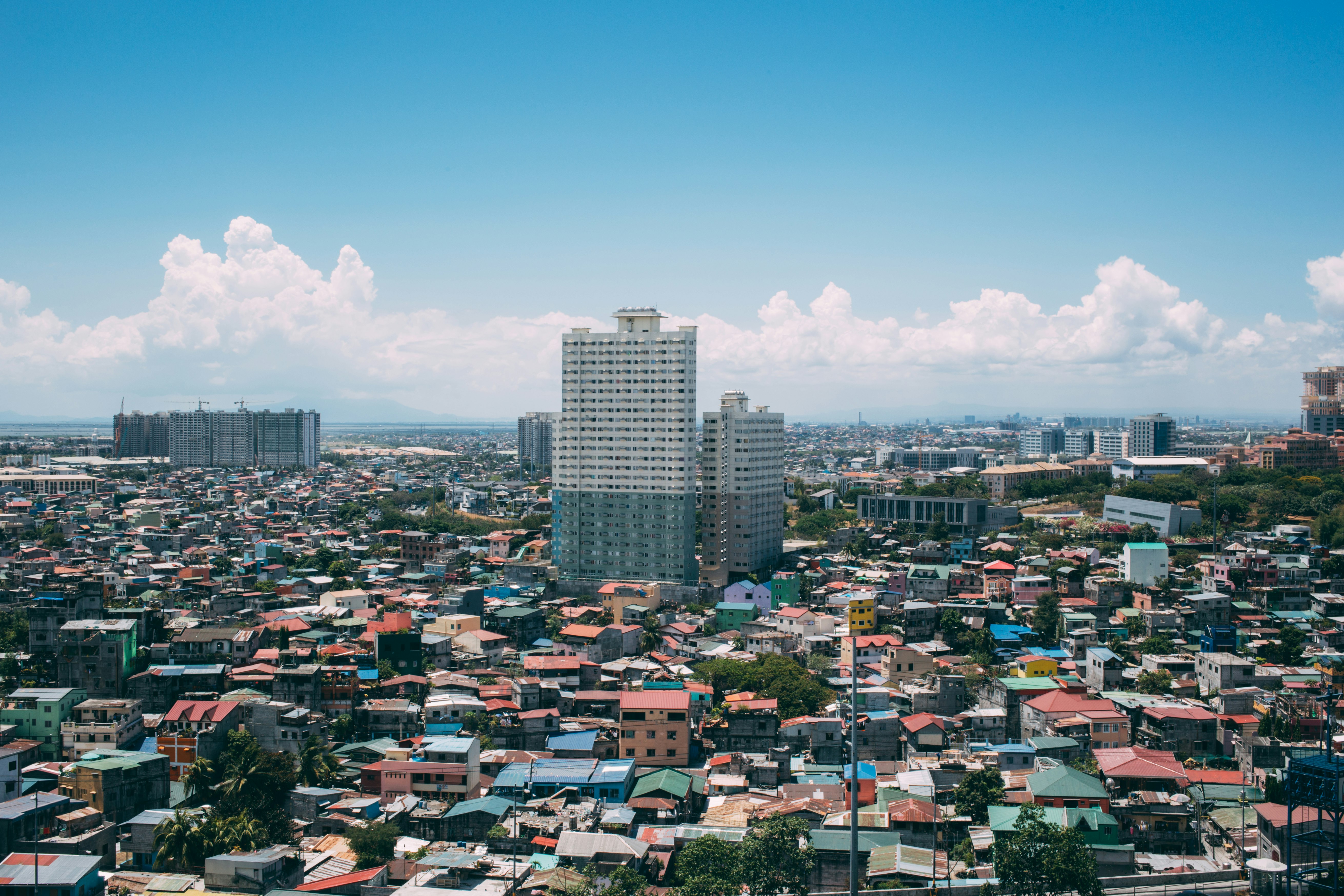 aerial view of city at daytime